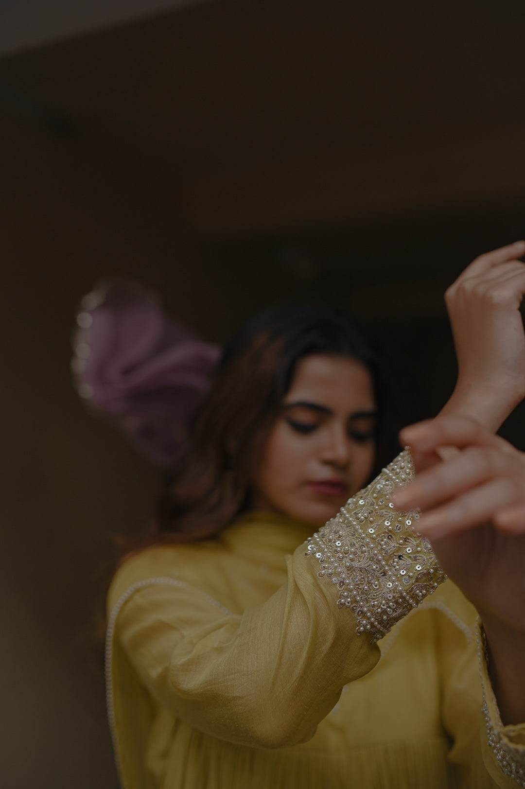 Sunflower Yellow Gathered Kurta Set - Zuleiha