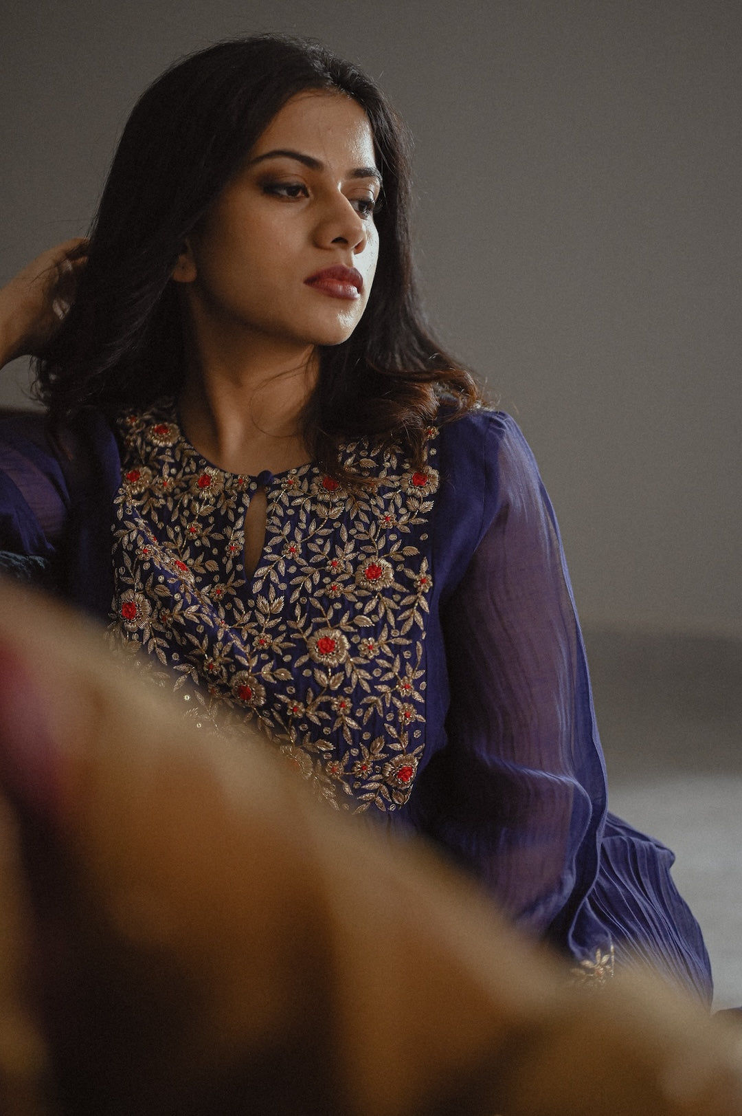 Royal Blue Kurta Set - Zuleiha