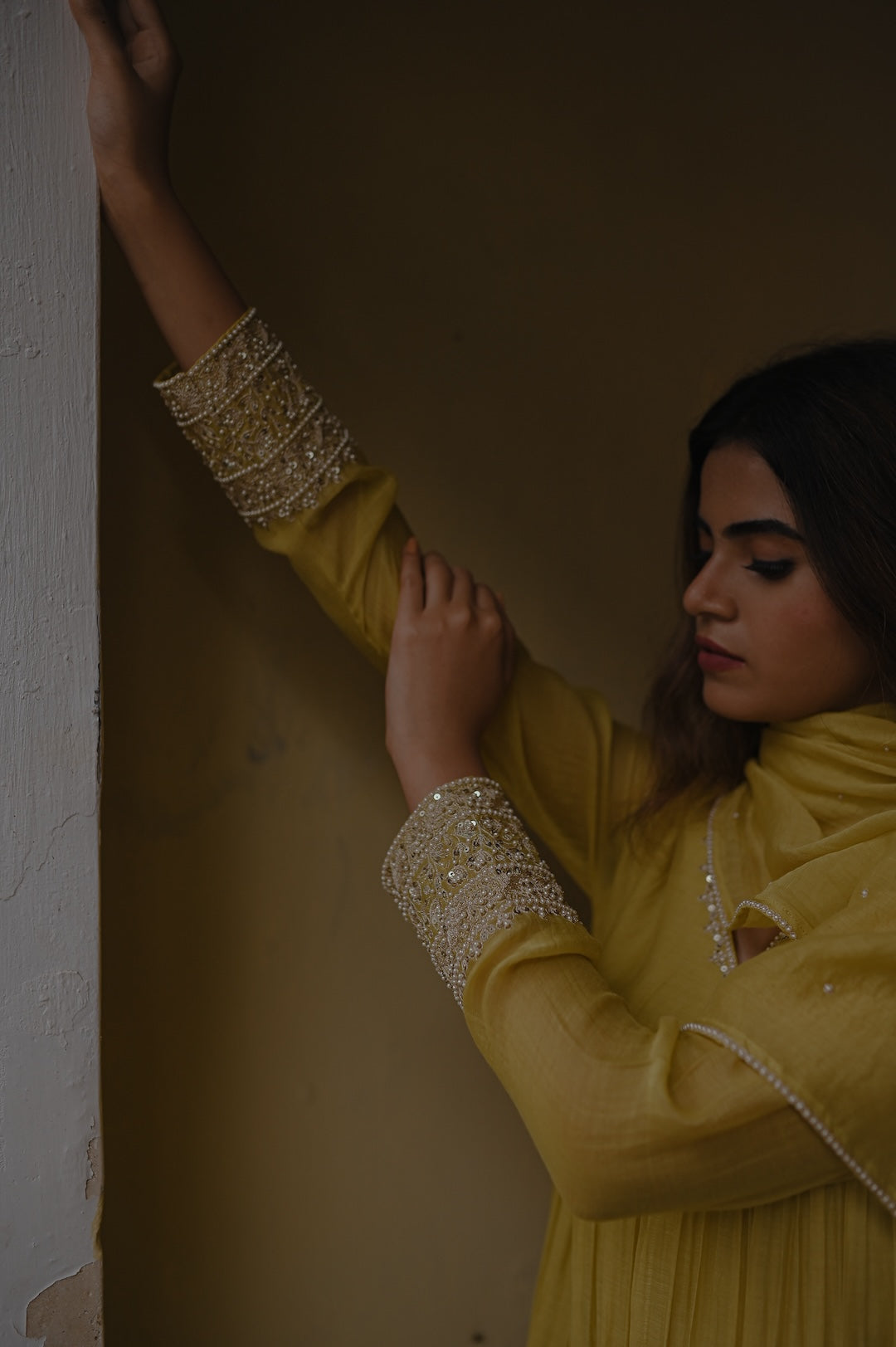 Sunflower Yellow Gathered Kurta Set - Zuleiha