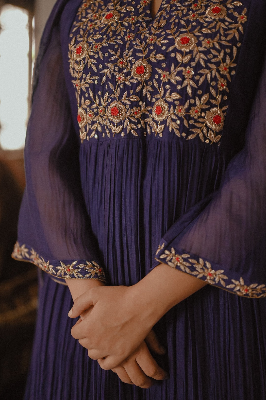 Royal Blue Kurta Set - Zuleiha