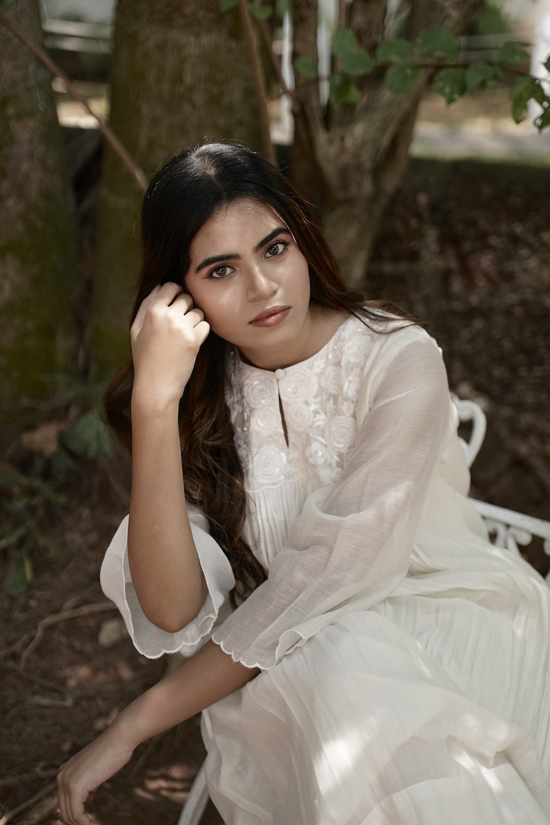 Ivory Co-ord Set - Zuleiha