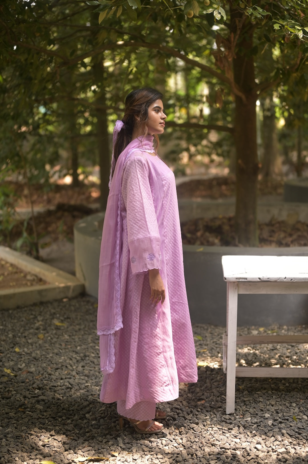 Lavender Kurta Set - Zuleiha