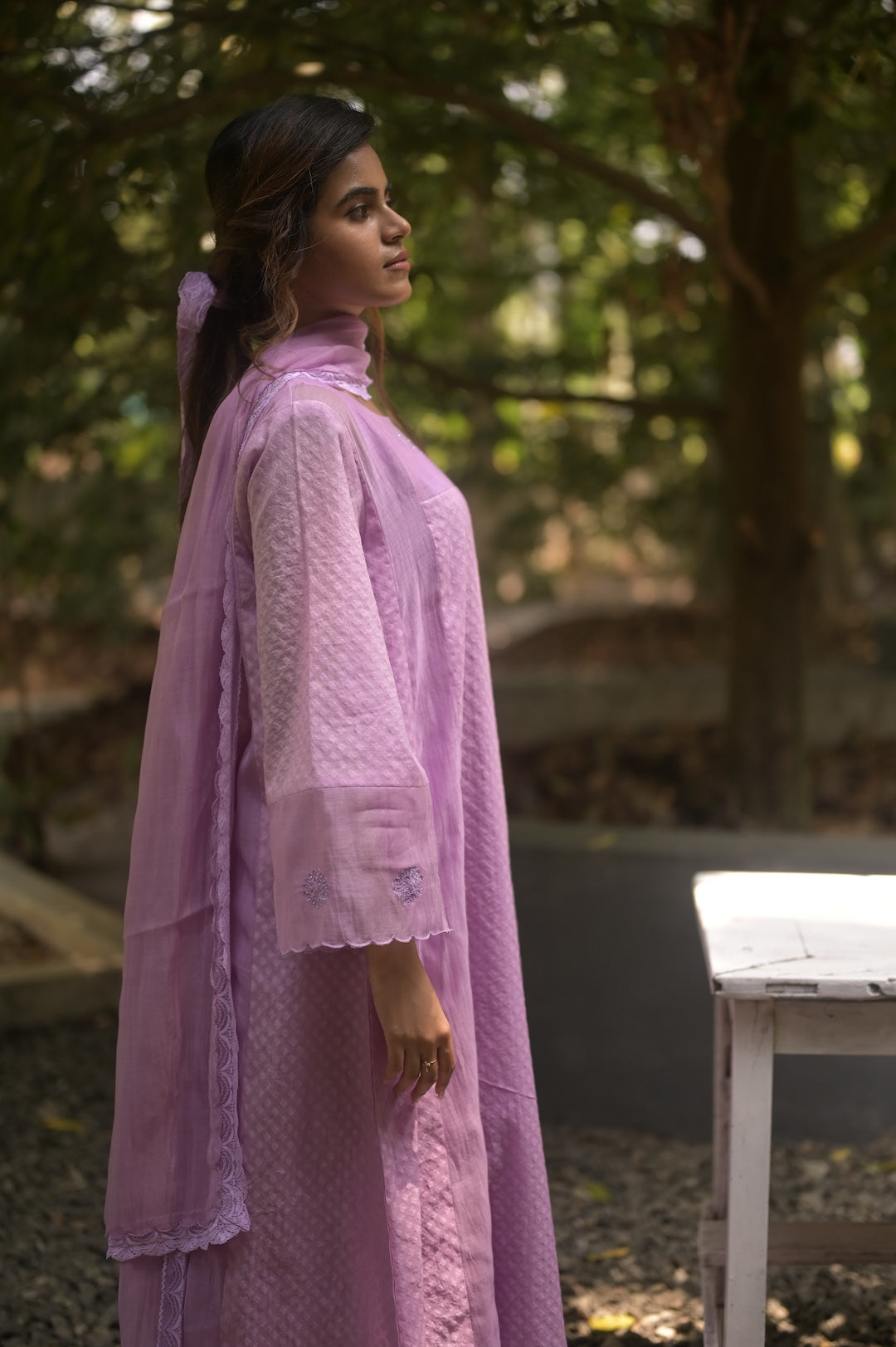 Lavender Kurta Set - Zuleiha