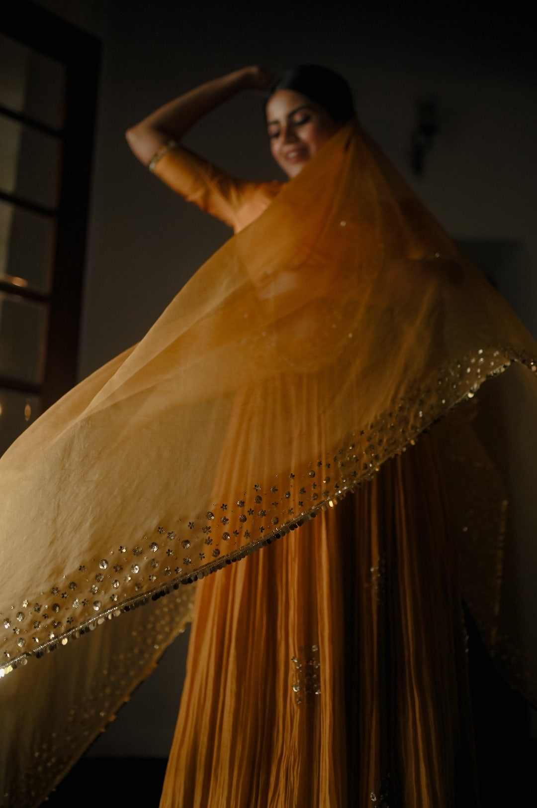 Begum Sunehri Lehenga - Zuleiha