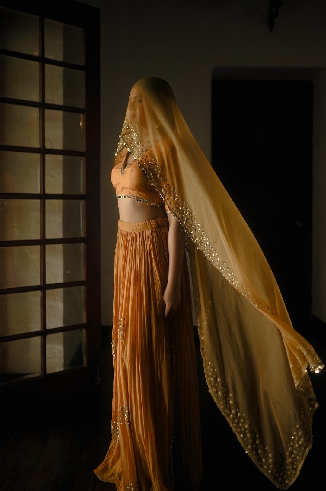 Begum Sunehri Lehenga - Zuleiha