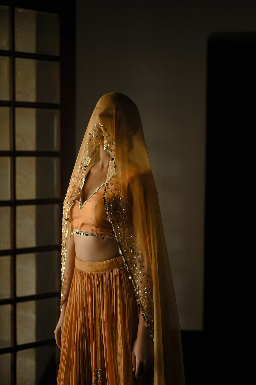 Begum Sunehri Lehenga - Zuleiha