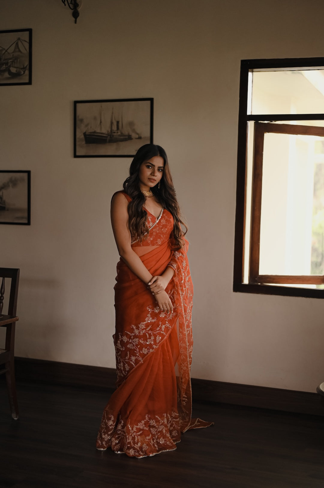 Begum Surkh Saree