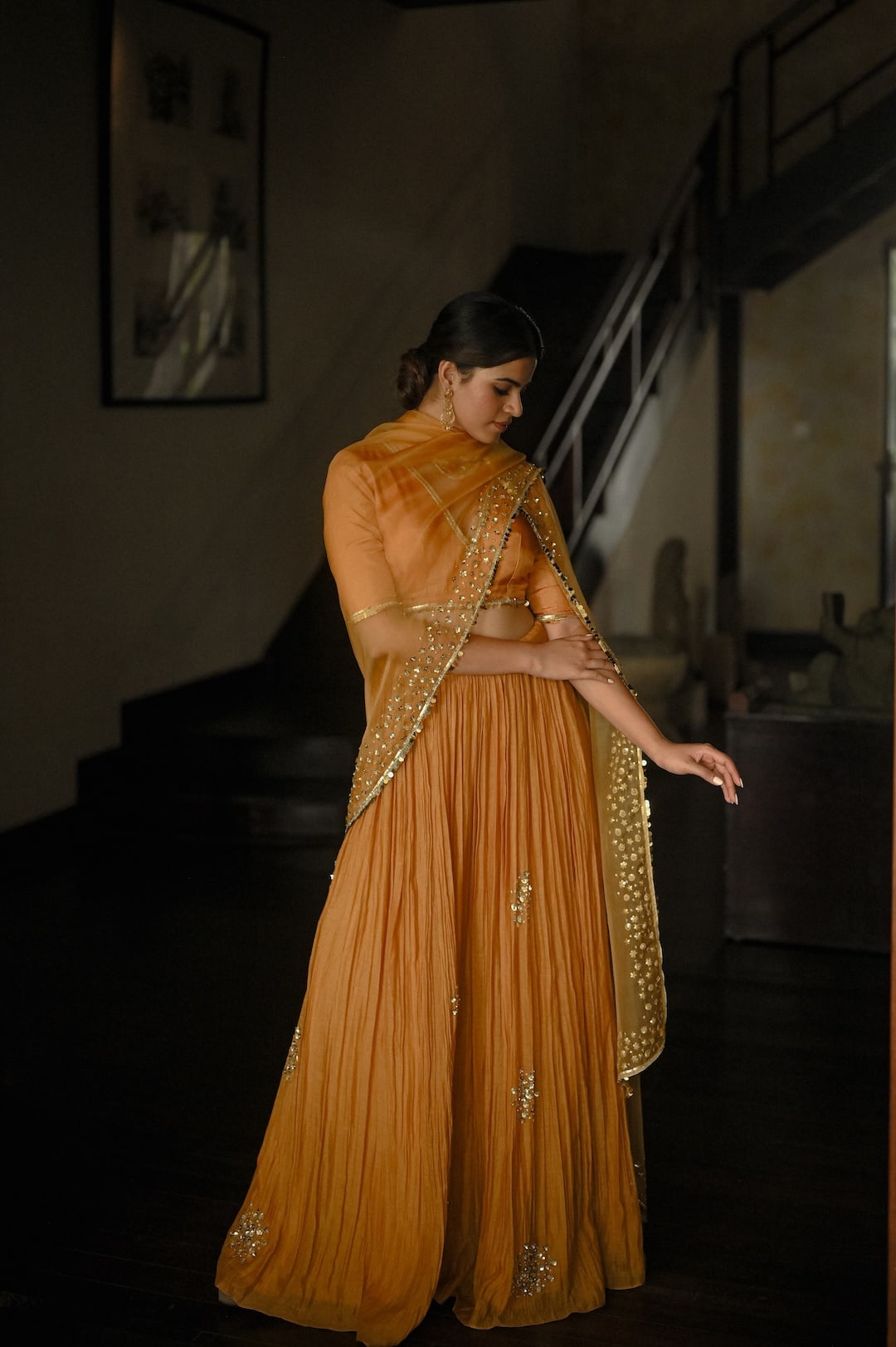 Begum Sunehri Lehenga - Zuleiha