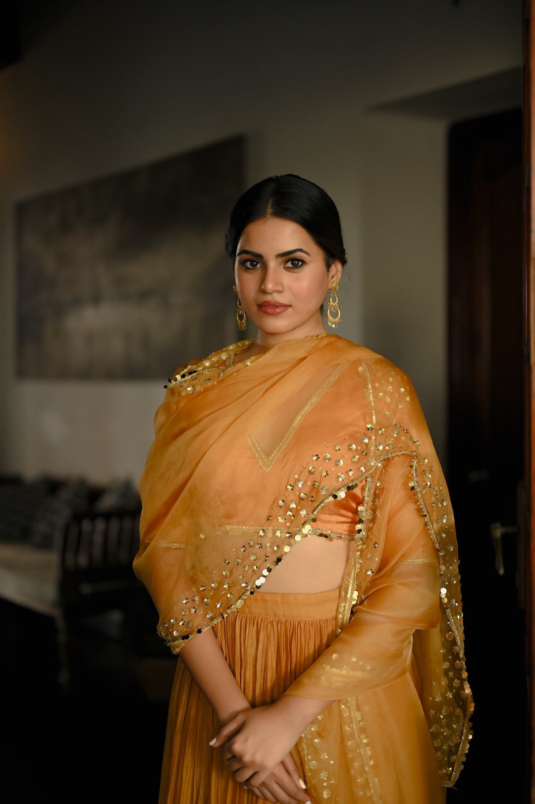 Begum Sunehri Lehenga - Zuleiha