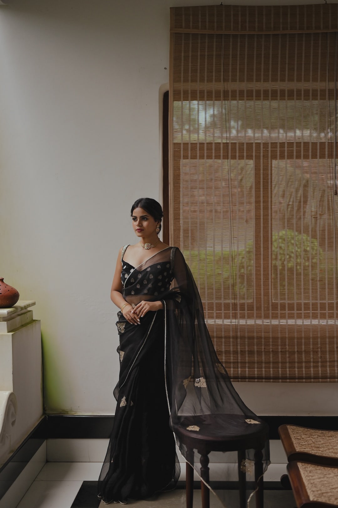 Begum Kara Saree - Zuleiha