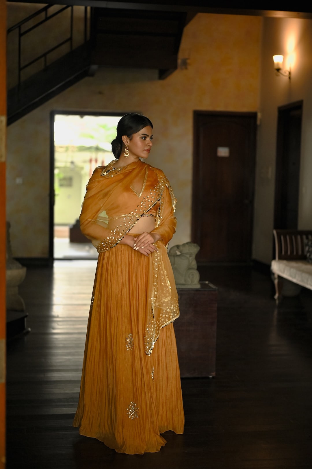 Begum Sunehri Lehenga - Zuleiha