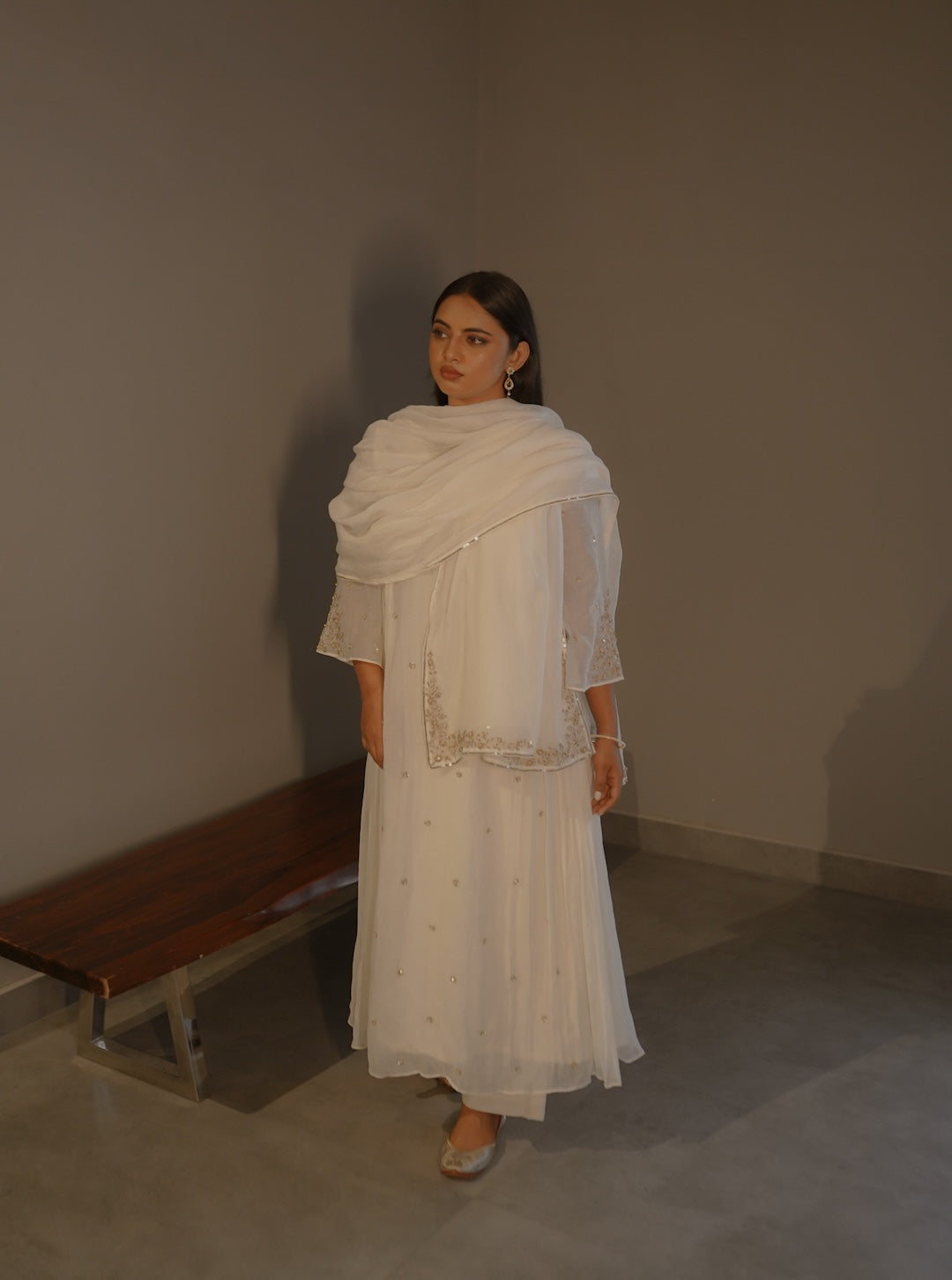 Ivory Kurta Set - Zuleiha