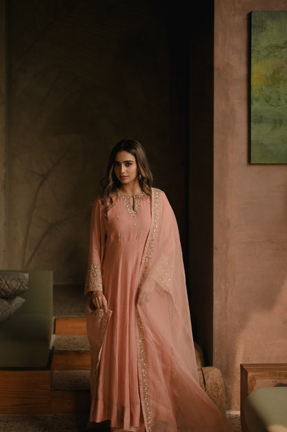 WildFlower Ivory and Pink - Zuleiha