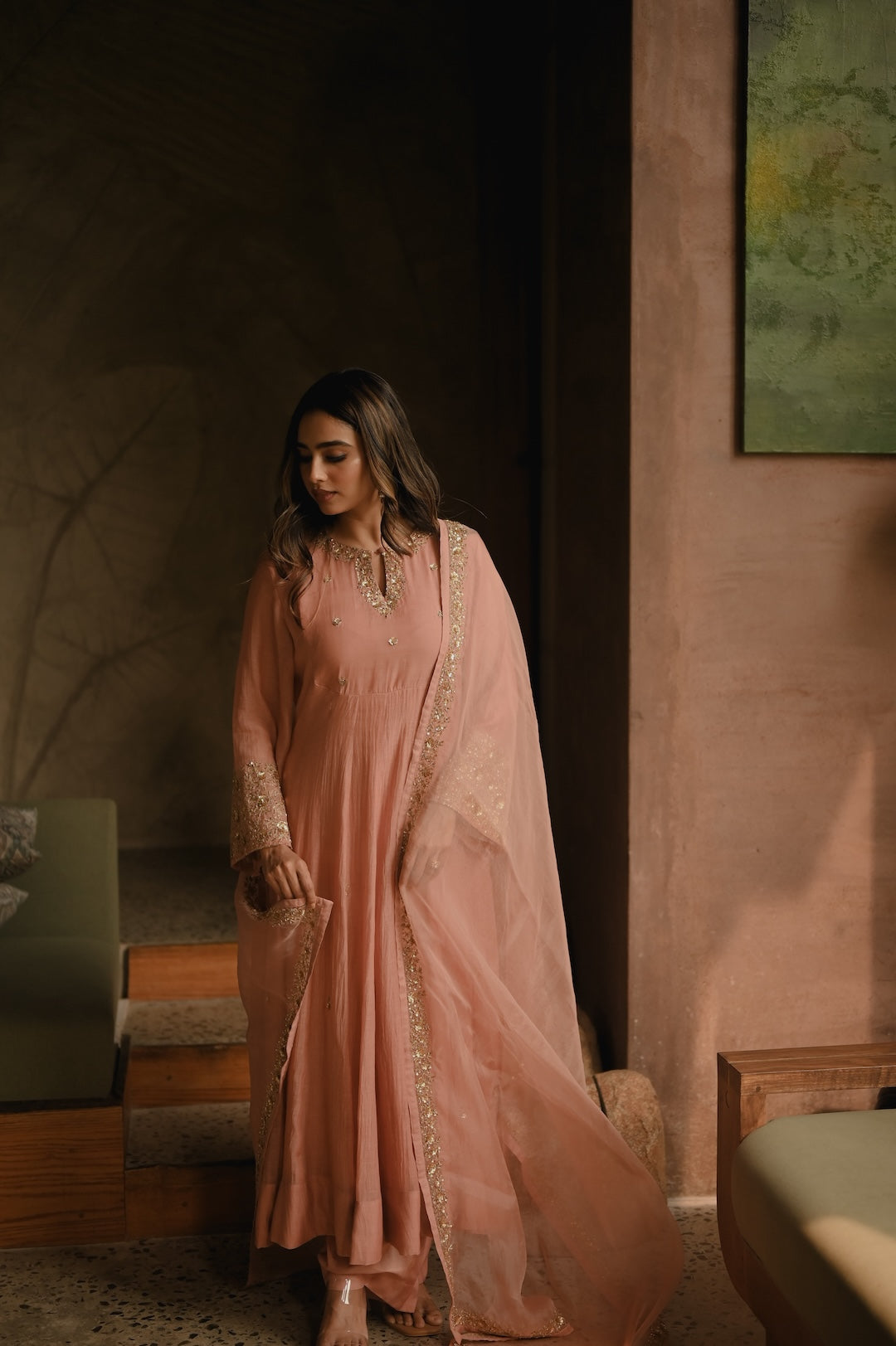 WildFlower Ivory and Pink - Zuleiha
