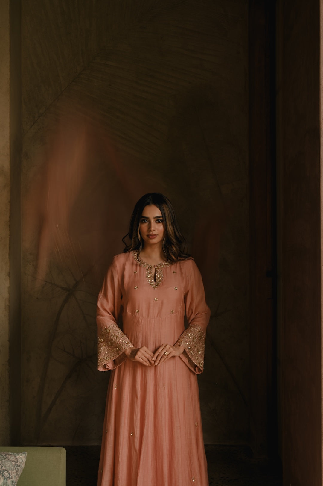 Roohi Blush Anarkali Set - Zuleiha