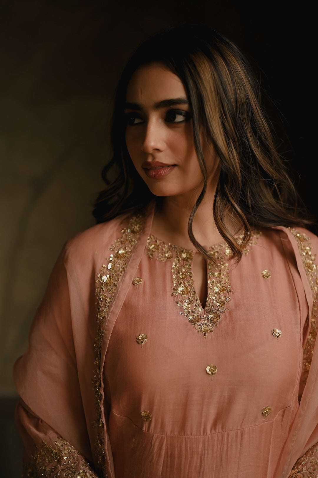 WildFlower Ivory and Pink - Zuleiha