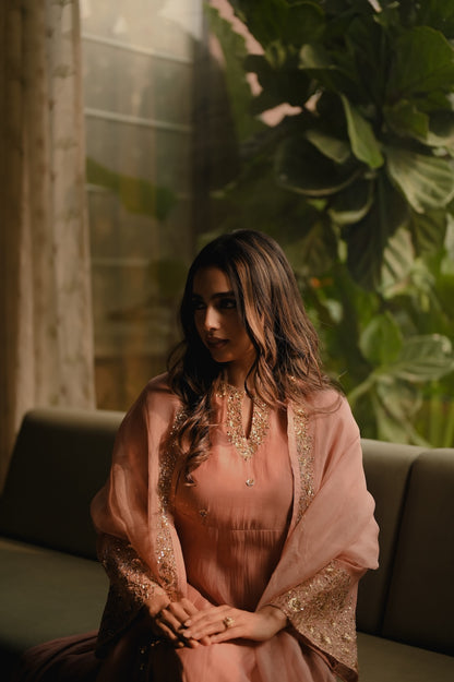 WildFlower Ivory and Pink - Zuleiha