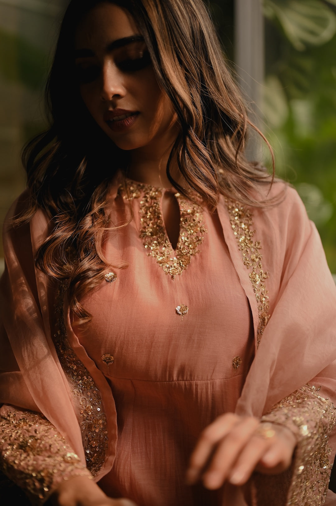 WildFlower Ivory and Pink - Zuleiha