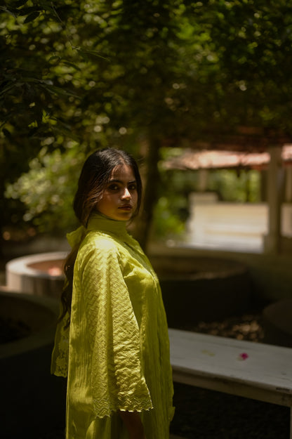 Lime Green Kurta Set - Zuleiha