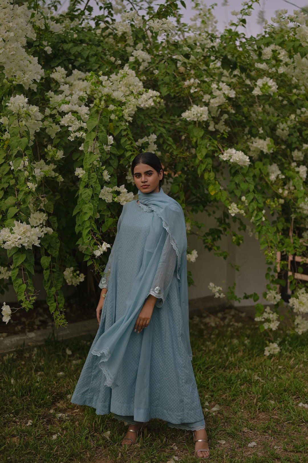 Sky Blue Kurta Set - Zuleiha