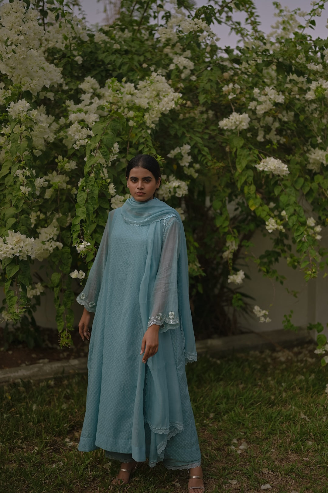 Sky Blue Kurta Set - Zuleiha