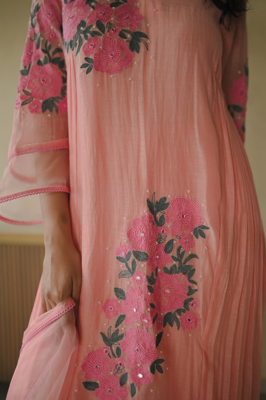 Sukoon Pink Garden Set - Zuleiha