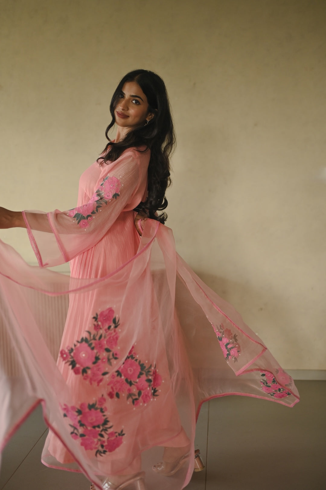 Sukoon Pink Garden Set - Zuleiha