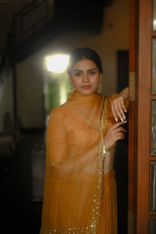 Begum Sunehri Lehenga - Zuleiha