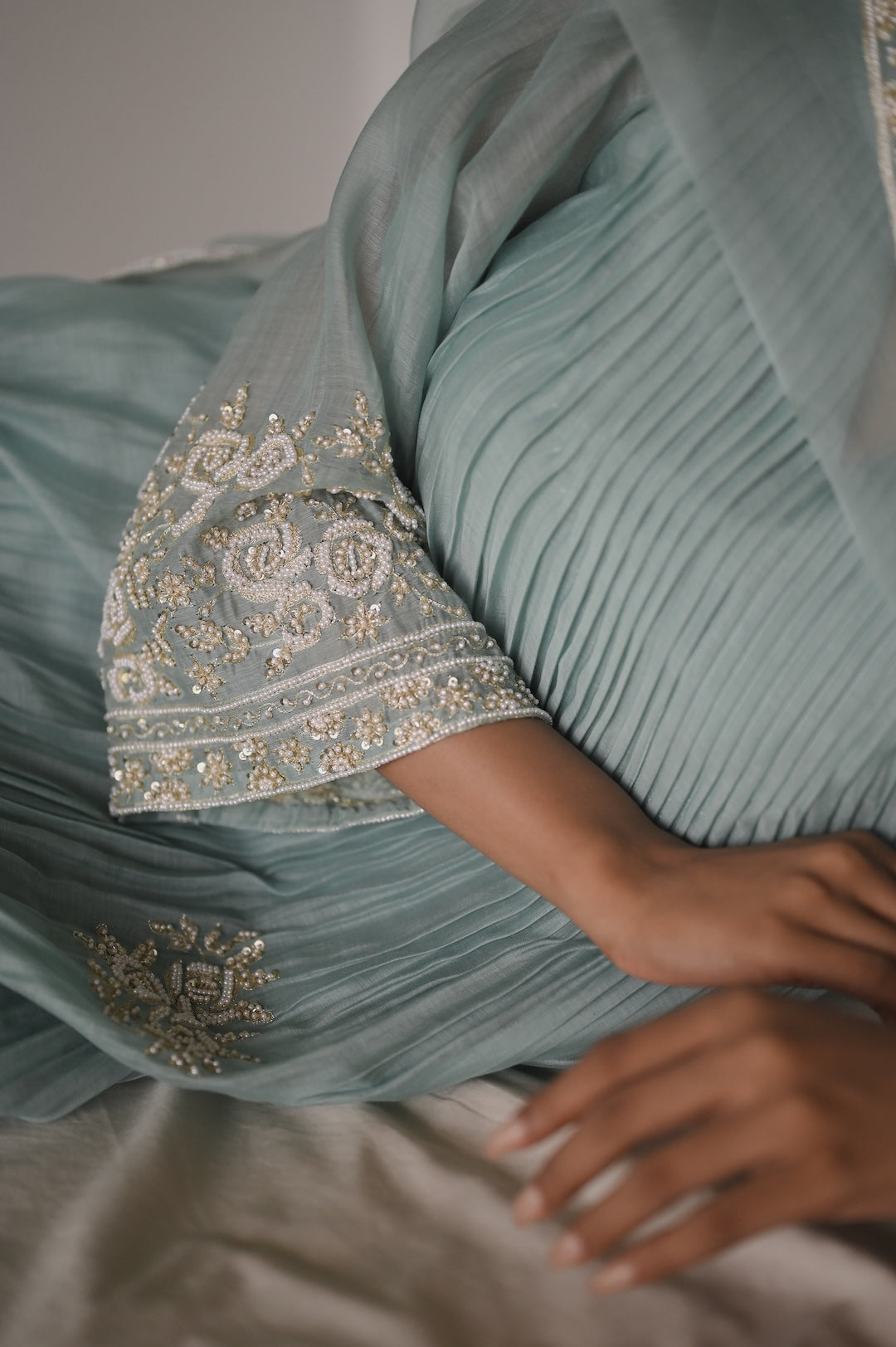 Sukoon Neel Set - Zuleiha