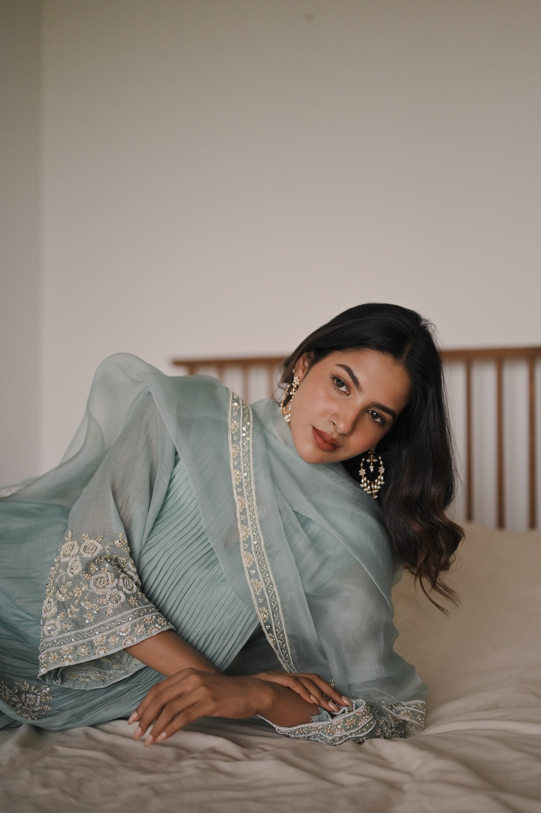 Sukoon Neel Set - Zuleiha