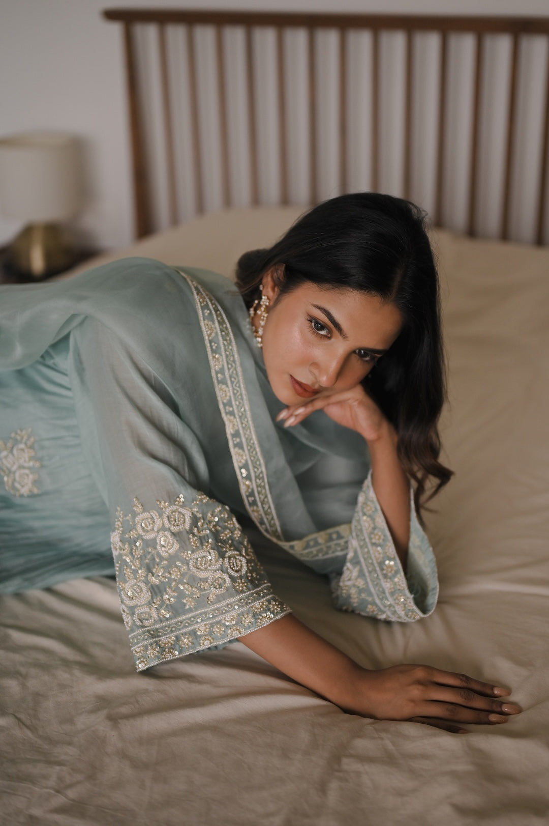 Sukoon Neel Set - Zuleiha
