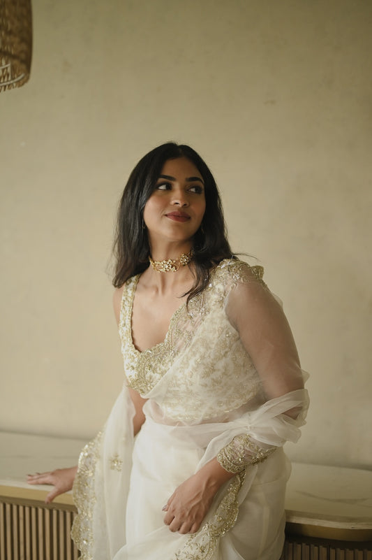 Sukoon Luxe Noor Saree - Zuleiha